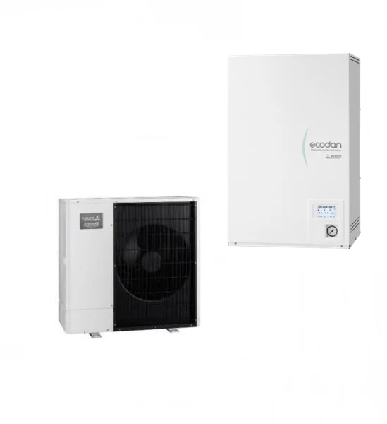Pompa de caldura Mitsubishi Electric Zubadan Hydrobox Reversibil ERSF-VM2E+PUZ-SHWM100YAA 10 kW
