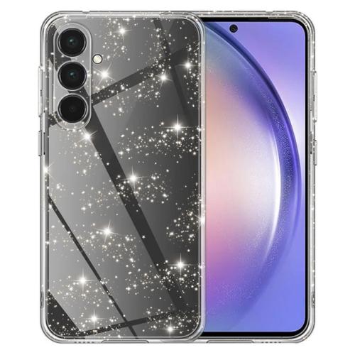 Husa pentru Samsung Galaxy A55 5G A556, Techsuit, SparkleSkin, Transparenta