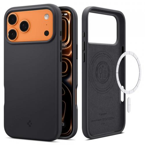 Husa Spigen Silicone Fit MagSafe pentru Apple iPhone 17 Pro Max, Neagra