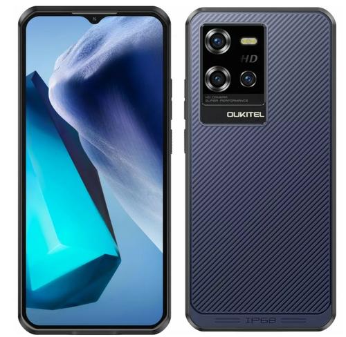 Telefon Mobil Oukitel WP50, Procesor Mediatek Dimensity 6100+ Octa-Core, IPS LCD Capacitive touchscreen 6.6inch, 4GB RAM, 256GB Flash, Camera Tripla 48 + 2 + 0.3 MP, 5G, Wi-Fi, Dual SIM, Android (Albastru)