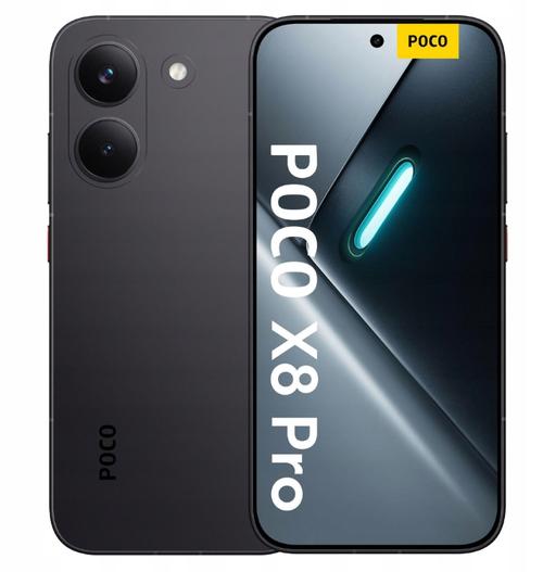 Telefon Mobil Poco X8 Pro, Procesor Octa-Core Mediatek Dimensity 8500 Ultra, AMOLED touchscreen 6.59inch, 8GB RAM, 512GB Flash, Camera Duala 50+8MP, Wi-Fi, 5G, Dual Sim, Android (Negru)