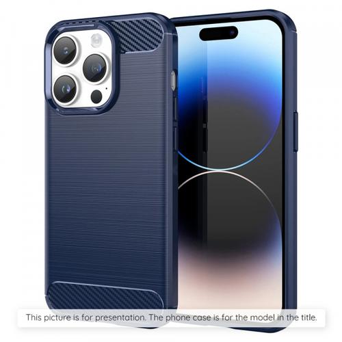 Husa Techsuit Carbon pentru Apple iPhone 17 Pro, Albastra