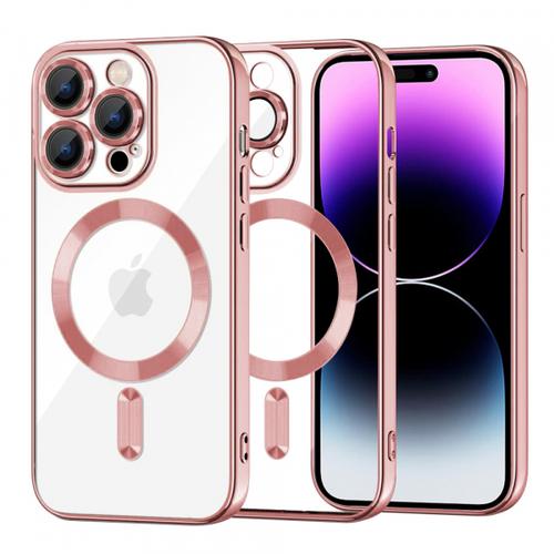 Husa MagSafe pentru Apple iPhone 14 Pro Max, Techsuit, Luxury Crystal