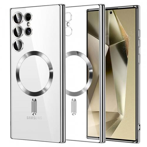 Husa MagSafe pentru Samsung Galaxy S24 Ultra S928, Techsuit, Luxury Crystal