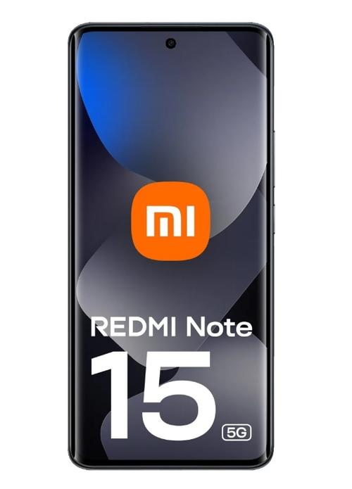 Telefon Mobil Xiaomi Redmi Note 15 5G, Procesor Qualcomm SM6475-AB Snapdragon 6 Gen 3 Octa-Core, AMOLED 6.77inch, 8GB RAM, 256GB Flash, Camera Tripla 108+8+2 MP, Wi-Fi, 5G, Dual Sim, Android (Negru)