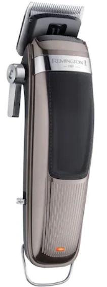 Aparat de tuns Remington Heritage HC9100, Acumulator, 0.5-25 mm, Viteza taiere 300 mm/s, Autonomie 60 min (Negru/Gri)