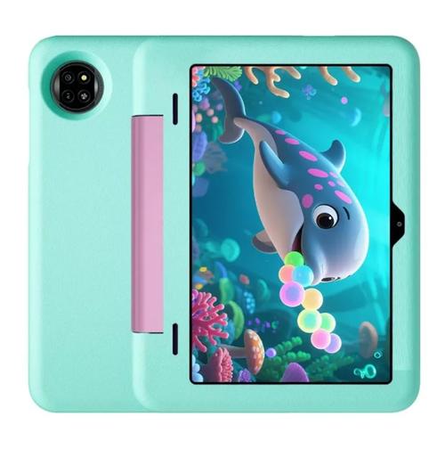 Tableta Blackview Tab 20 Kids, Procesor Quad-Core Unisoc T310, Ecran HD+ IPS 60Hz 10.1inch, 4GB RAM, 64GB Flash, 8MP, Android 15, Mod PC, Google Kids Space, 6600 mAh, 10W, Wi-Fi (Verde)