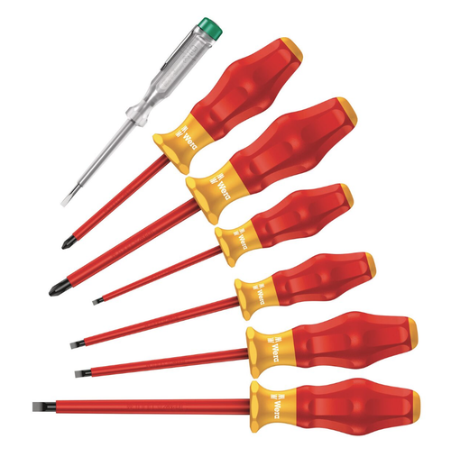 Set 7 surubelnite Wera 05031575001 (Rosu/Galben)