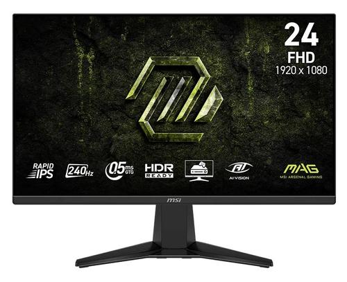 Monitor Gaming Rapid IPS LED MSI 23.8inch MAG 245F X24, Full HD (1920 x 1080), HDMI, DisplayPort, 240 Hz, 0.5 ms (Negru)