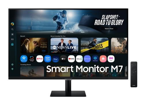 Monitor VA LED Samsung 32inch LS32FM702UUXEN, UHD (3840 x 2160), HDMI, Boxe (Negru)
