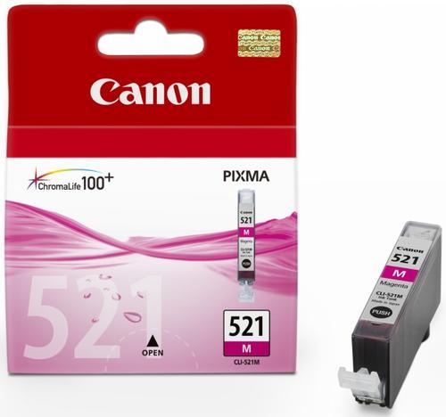 Cartus cerneala Canon CLI-521M (Magenta)