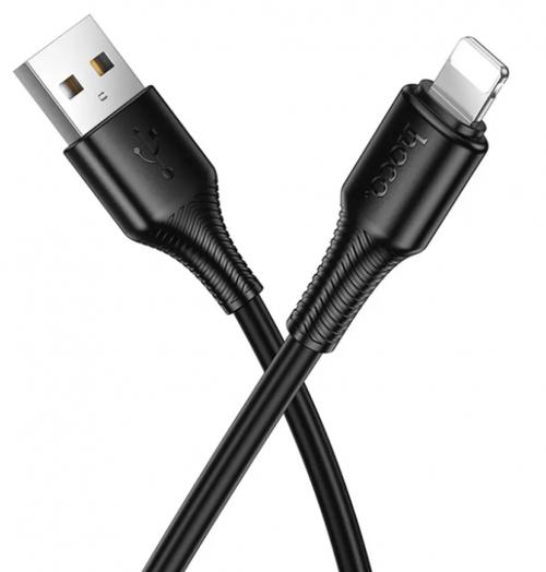 Cablu Date si Incarcare USB-A - Lightning HOCO X120, 18W, 1m, Negru