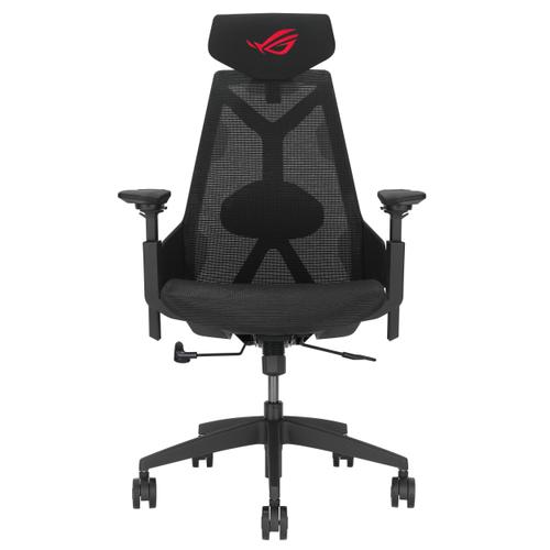 Scaun Gaming ASUS ROG DESTRIER ERGO CORE, Max 150 kg, Spuma+PU, Cotiere 3D (Negru)