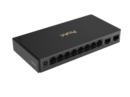 Switch ASUS ProArt PQG-U1080, 8-Port 2.5G + 2-Port 10G SFP+Switch (Negru)