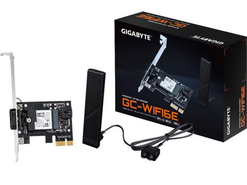 Placa de retea Wireless GIGABYTE GC-WIFI6E, Wi-Fi 6E, Bluetooth 5.2, PCIe