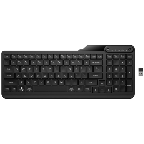 Tastatura HP 475 Dual-Mode, Wireless 2.4Ghz, Bluetooth (Negru)