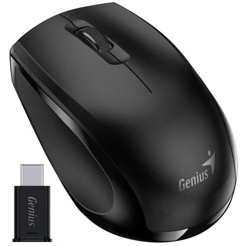 Mouse Wireless Genius NX-8006S, 1200 dpi, Wireless 2.4GHz, Receiver USB-C (Negru)