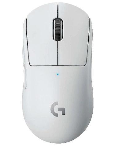Mouse Gaming Wireless Logitech G Pro X Superlight Lightspeed, senzor LightSpeed Hero 25K DPI, USB (Alb)
