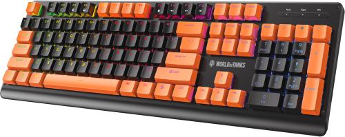 Tastatura gaming mecanica Yenkee DESTROYER WT300 WORLD OF TANKS, Switch-uri OUTEMU RED, Layour US, Iluminare RGB (Negru)