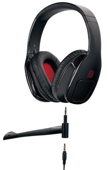 Casti Thermaltake eSPORTS SYBARIS, Microfon, Bluetooth (Negru)