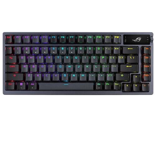 Tastatura mecanica gaming Asus ROG Azoth PBT NX Red, iluminare RGB, Bluetooth/USB  (Negru)