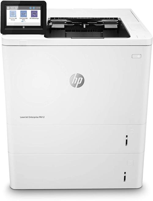 Imprimanta Monocrom HP LaserJet Enterprise M612dn, Duplex, 71ppm, Retea, USB (Alb)