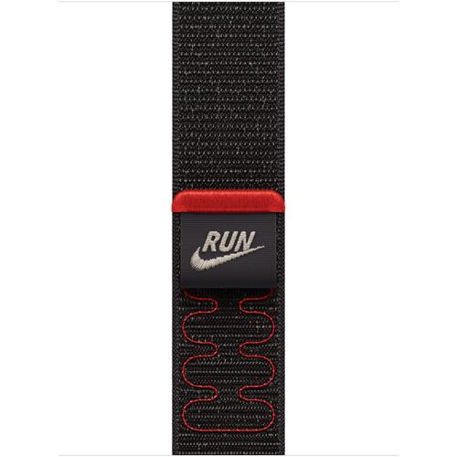 Curea Smartwatch Apple MGCX4ZM/A pentru Watch 42mm, Nike Sport Loop (Negru)