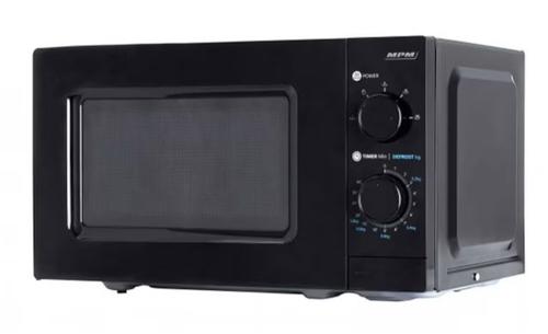Cuptor cu microunde MPM MPM-20-KMM-11, 700 W, 20 L, Dezghetare, Timer, 5 trepte de incalzire (Negru)