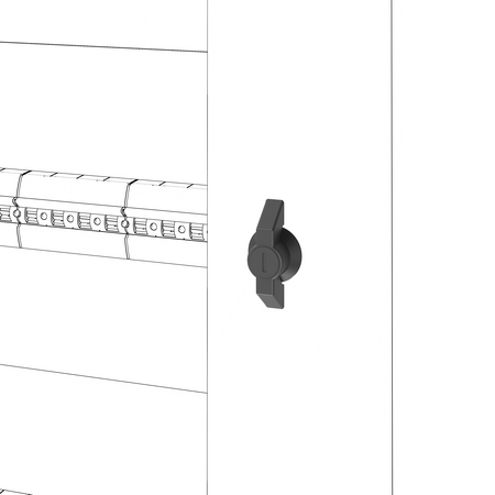 ÎNCUIETOARE DE SCHIMB - TABLOU DE DISTRIBUTIE CU MONTARE PE PERETE - QDX 630 H - PENTRU USI TRANSPARENTE SI MATE