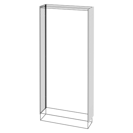 PERECHE DE PANOURI LATERALE AERATE - TABLOU DE DISTRIBUTIE CU MONTARE PE PODEA - QDX 630 L - 1800X300 MM