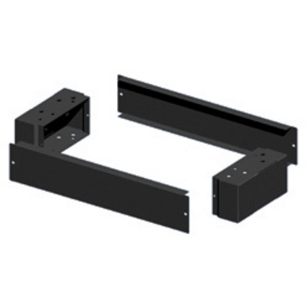 SOCLU SUPLIMENTAR - TABLOU DE DISTRIBUTIE CU MONTARE PE PODEA, CU COMPARTIMENT LATERAL - QDX 630 H - PENTRU STRUCTURA (600+300)X400 MM