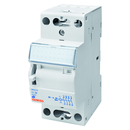 CONTACTOR G/N - 32A 2NA+2NC - 12V - 2 MODULE
