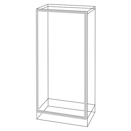 2 PROFILE VERTICALE - IP30 - H1800 - QDX630H/1600H