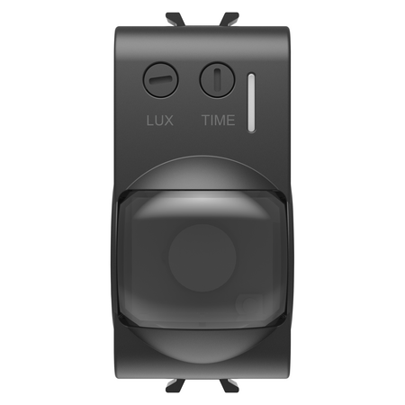 DETECTOR DE MISCARE ÎN INFRAROSU - 230 V c.a. 50/60 Hz - NEGRU SATINAT - 1 MODUL - CHORUSMART