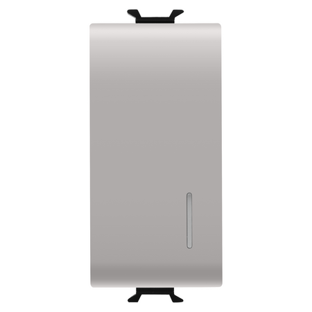 BUTON ELECTRONIC SOFT-CLICK - ILUMINAT DIN SPATE - CU DIFUZOR - PENTRU INTERFETE CONTACTE MAGISTRALA - 1P FARA POTENTIAL - 1M - N. SATIN BEIGE - CHORUSMART