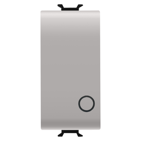 BUTON 2P 250V ac - NO 16A - BUTON NEUTRU - SIMBOL 0 - 1 MODUL - BEJ SATINAT NATURAL - CHORUSMART