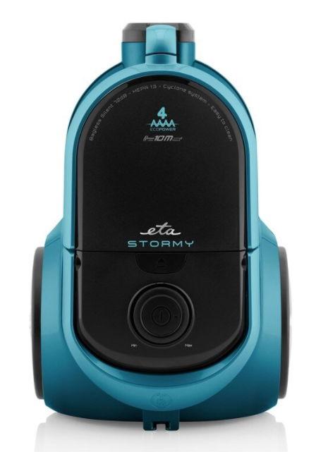 Aspirator cu sac ETA Stormy ETA251790000, 700 W, 2.2 L, Filtru HEPA 13 (Negru/Albastru)