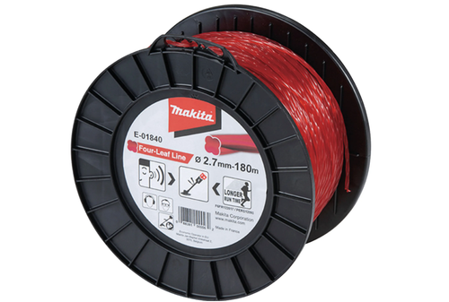 Fir nylon Makita E-01840, 2.7mm x 180m (Rosu)