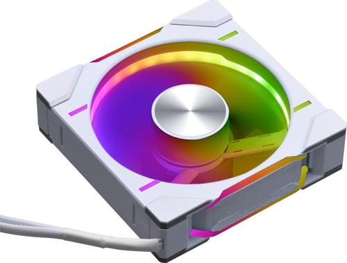 Ventilator Phanteks D30 Regular PH-F120D30_DRGB_PWM_WT01, 120 mm, 4-pin PWM, 2000 RPM, D-RGB (Alb)