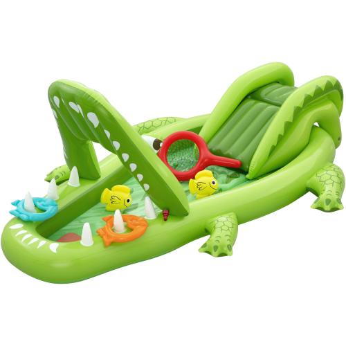 Spatiu de joaca gonflabil Bestway - Later Gator, 234 x 163 x 87 cm, Verde