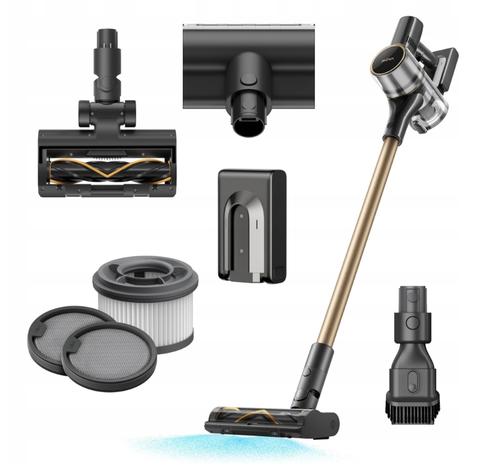 Aspirator vertical MOVA S5 Sense, 570 W, Autonomie 90 minute, Putere de aspirare 190 AW, 27kPa, 150.000 RPM, Recipient 0.6 l (Auriu/Negru)