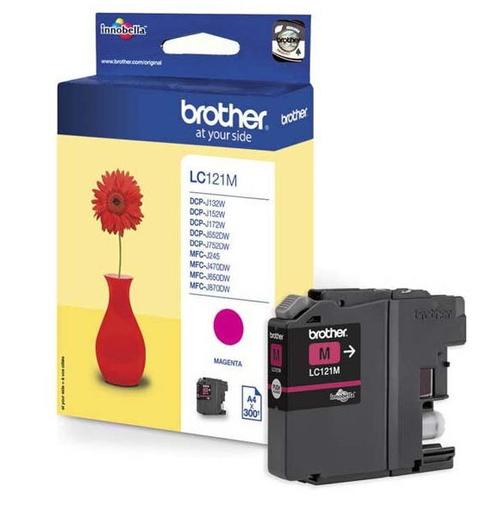 Cartus cerneala Brother LC-121M, 300 pagini (Magneta)