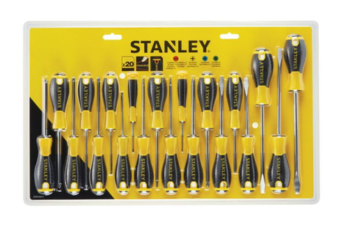 Set 20 surubelnite Stanley Essential STHT0-60213 (Galben/Negru)