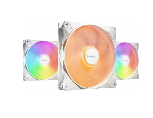 Ventilator Be quiet! Light Wings LX PWM High-Speed, ARGB LED, 140mm, 3 bucati (Alb)