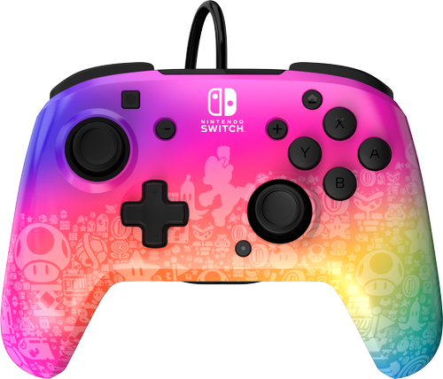 Controller PDP Rematch Star Spectrum, USB, pentru Nintendo Switch/Lite/OLED (Multicolor)