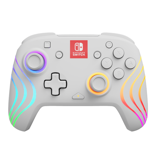 Controller Wireless PDP Afterglow Wave pentru Nintendo Switch/OLED (Alb)
