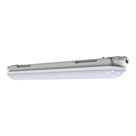 Corp de iluminat LED etanș LEDVANCE DAMP PROOF TH 600 E 17 W 865 IP65 DALI GRAY, 2670 lm, 6500 K, 120°, gri, dimabil