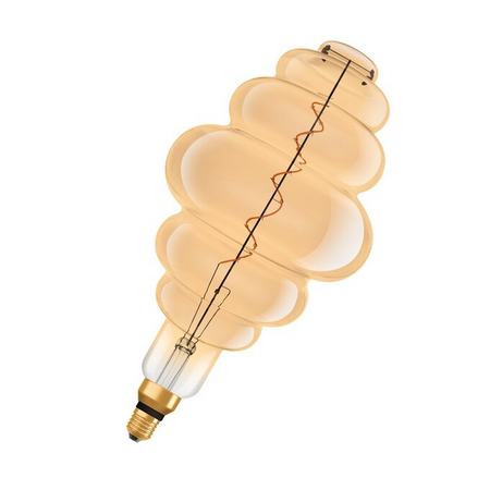 Bec LED Ledvance (Osram)  Vintage 1906 NEST 33 Filament DIM 4,8 W 822 Gold E27, 360 lm, 2200 K, 320°, auriu, dimabil