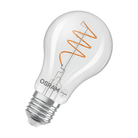 Bec LED Ledvance (Osram)  Vintage 1906 Classic A 60 Spiral Filament 5,9 W 827 Clear E27, 806 lm, 2700 K, 300°, transparent