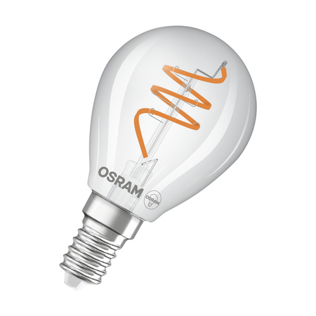 Bec LED Ledvance (Osram)  Vintage 1906 Classic P 40 Spiral Filament DIM 4,6 W 927 Clear E14, 470 lm, 2700 K, 300°, transparent, dimabil